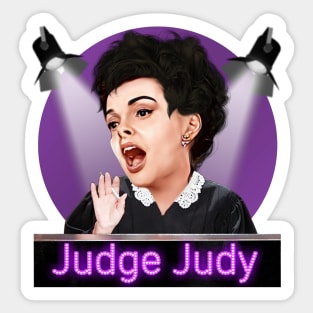 Judge Judy Garland Sticker